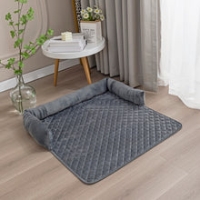 Load image into Gallery viewer, Dog Sofa Mat Dog Bed Plush Dog Pad Pet Sofa Cover Soft Warm Non-Slip Washable