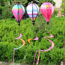 Load image into Gallery viewer, Hot Air Balloon Wind Spinner Pinwheels Rotating Sequins Windmill Ornament for Home Garden Lawn Decor Children Gift