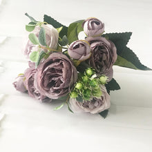 Load image into Gallery viewer, 2022 Beautiful Rose Peony Artificial Silk Flowers Small bouquet flores Home Party Spring Wedding Decoration Fake Flower