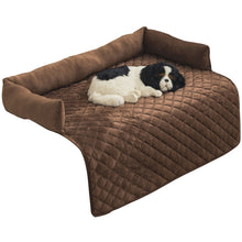 Load image into Gallery viewer, Dog Sofa Mat Dog Bed Plush Dog Pad Pet Sofa Cover Soft Warm Non-Slip Washable