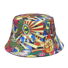 Load image into Gallery viewer, 2023 Summer Bucket Hat Hip Hop Men Print Fisherman Caps Streetwear Double-sided Hats For Women Beach Cap Unisex Panama Hat