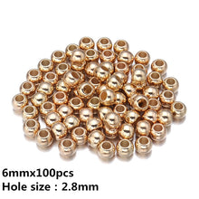 Load image into Gallery viewer, 50-300pcs/Lot Heart Star Round CCB Beads Big Hole Beads For Jewelry Making Loose Spacer Beads DIY Bracelet Necklace Accessories
