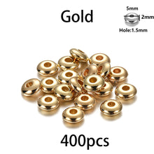 Load image into Gallery viewer, 200-400Pcs CCB Multiple Styles Charm Spacer Beads Wheel Bead Flat Round Loose Beads For DIY Jewelry Making Supplies Accessories