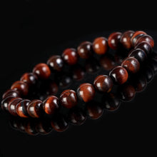 Load image into Gallery viewer, 6mm Natural Stone Bracelet Tiger Eye Lava Amethysts Turquoises Moonstone Crystal Bracelet For Men Women Jewelry Gift Healing Energy