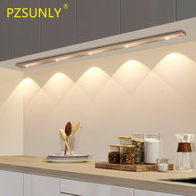 Load image into Gallery viewer, PZSUNLY Cabinet Light USB Rechargeable Motion Sensor Led Light For Kitchen Wardrobe Cabinet Lighting 20cm/30cm/40cm/60CM/80CM