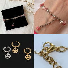 Load image into Gallery viewer, 100-200pcs/lot Stainless Steel Open Jump Rings Split Rings Connectors For DIY Jewelry Making Supplies Accessories Wholesale