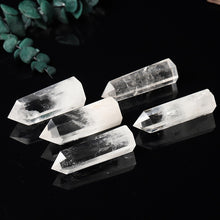 Load image into Gallery viewer, 50-60mm AAA Natural White Clear Quartz Crystal Point Wand Healing Gemstone