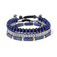 Load image into Gallery viewer, Natural Amethysts Bracelet Set Body-purify Slimming Healing Stone Bracelets For Women Men Loss Weight Yoga Meditation Jewelry