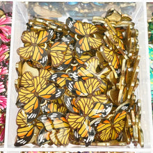 Load image into Gallery viewer, JQ 20Pcs/Lot 2022 Trend Cute Enamel Butterfly Pendant Golden Insect Alloy Charm For Earrings Necklace Jewelry Making Supplies