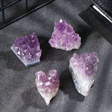 Load image into Gallery viewer, 10-20g Natural Purple Brazilian Amethyst Quartz Crystal Cluster Druzy Geode