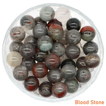 Load image into Gallery viewer, 8/10mm Natural Stones Crystal Loose Beads Round Smooth Gemstones Spacer Charms DIY Necklace Bracelet Jewerly Making Accessories