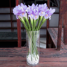 Load image into Gallery viewer, Artificial Iris Flower Branch Spring Wedding Decor Home Table Decoration Flores Silk Fake Flower Party Supplies