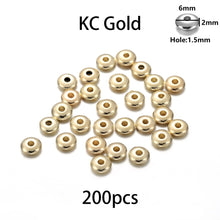 Load image into Gallery viewer, 200-400Pcs CCB Multiple Styles Charm Spacer Beads Wheel Bead Flat Round Loose Beads For DIY Jewelry Making Supplies Accessories