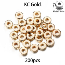 Load image into Gallery viewer, 200-400Pcs CCB Multiple Styles Charm Spacer Beads Wheel Bead Flat Round Loose Beads For DIY Jewelry Making Supplies Accessories