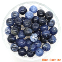 Load image into Gallery viewer, 8/10mm Natural Stones Crystal Loose Beads Round Smooth Gemstones Spacer Charms DIY Necklace Bracelet Jewerly Making Accessories