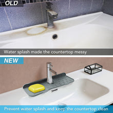 Load image into Gallery viewer, Silicone Faucet Mat Sink Accessories Kitchen Faucet Storage Mat Sink Splash Guard Pad Holder