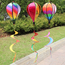 Load image into Gallery viewer, Hot Air Balloon Wind Spinner Pinwheels Rotating Sequins Windmill Ornament for Home Garden Lawn Decor Children Gift