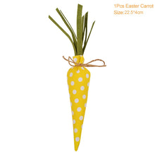 Load image into Gallery viewer, 3/1pcs Nov Woven Easter Carrots Ornaments Hanging Pendant for Easter Home Decorations Supplies 2023 Kids Easter