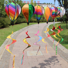 Load image into Gallery viewer, Hot Air Balloon Wind Spinner Pinwheels Rotating Sequins Windmill Ornament for Home Garden Lawn Decor Children Gift