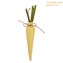 Load image into Gallery viewer, 3/1pcs Nov Woven Easter Carrots Ornaments Hanging Pendant for Easter Home Decorations Supplies 2023 Kids Easter