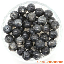 Load image into Gallery viewer, 8/10mm Natural Stones Crystal Loose Beads Round Smooth Gemstones Spacer Charms DIY Necklace Bracelet Jewerly Making Accessories