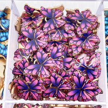 Load image into Gallery viewer, JQ 20Pcs/Lot 2022 Trend Cute Enamel Butterfly Pendant Golden Insect Alloy Charm For Earrings Necklace Jewelry Making Supplies