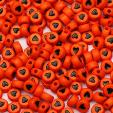 Load image into Gallery viewer, 200/300Pcs Mixed Charm Heart Acrylic Beads Flat Round Loose Spacer Beads For Needlework Diy Jewelry Making Bracelet Necklace