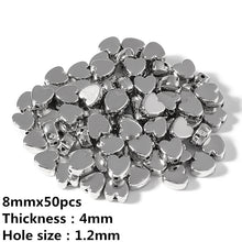 Load image into Gallery viewer, 50-300pcs/Lot Heart Star Round CCB Beads Big Hole Beads For Jewelry Making Loose Spacer Beads DIY Bracelet Necklace Accessories