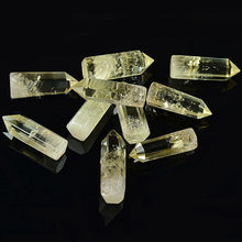 Load image into Gallery viewer, 30-60mm Natural Yellow Citrine Quartz Crystal Point Wand Hexagonal Column Obelisk Healing Treatment Stone