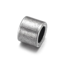 Load image into Gallery viewer, 10pcs Stainless Steel 6.5mm Large Hole Spacer Hair beard Beads Paracord Knife Lanyard Jewelry Accessories Leather Bracelet DIY