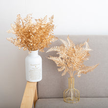 Load image into Gallery viewer, Artificial Plants Gold Fake Flowers Plastic Grass Wedding Arrangement Leaves Autumn Home Party Supplies Christmas Decorations