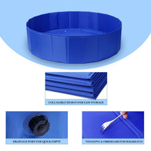Load image into Gallery viewer, Foldable Dog Pool Pet Bath Swimming Tub Outdoor Indoor Collapsible