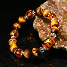 Load image into Gallery viewer, Tiger Eyes Stone Beads Bangles & Bracelets