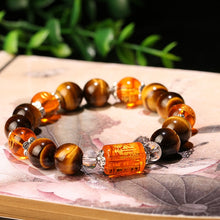 Load image into Gallery viewer, Tiger Eyes Stone Beads Bangles & Bracelets