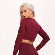 Load image into Gallery viewer, New Yoga Top For Women Long Sleeve Running Shirts Sexy Yoga T-shirts