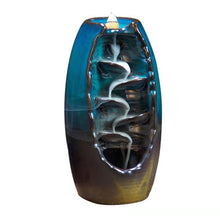 Load image into Gallery viewer, Ceramic Mountain River Waterfall Smoke Incense Burner