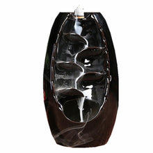 Load image into Gallery viewer, Ceramic Mountain River Waterfall Smoke Incense Burner