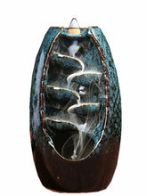 Load image into Gallery viewer, Ceramic Mountain River Waterfall Smoke Incense Burner