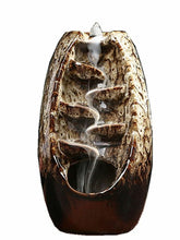 Load image into Gallery viewer, Ceramic Mountain River Waterfall Smoke Incense Burner
