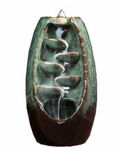 Load image into Gallery viewer, Ceramic Mountain River Waterfall Smoke Incense Burner