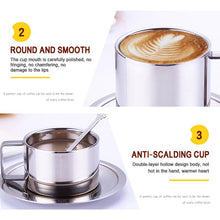 Load image into Gallery viewer, Portable Mug Cup With Handle Double Wall Stainless Steel Mug