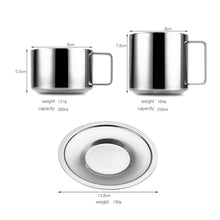 Load image into Gallery viewer, Portable Mug Cup With Handle Double Wall Stainless Steel Mug