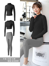Load image into Gallery viewer, Yoga clothes women long-sleeved t-shirt jacket pants fitness suit