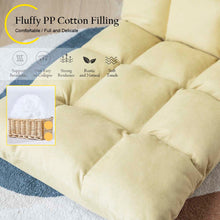 Load image into Gallery viewer, Floor Chair 100x42x12CM Adjustable 14-Position with Back Support for Meditation