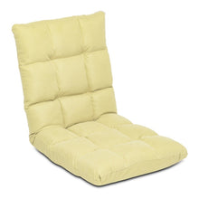 Load image into Gallery viewer, Floor Chair 100x42x12CM Adjustable 14-Position with Back Support for Meditation