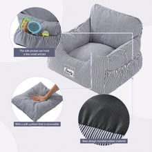 Load image into Gallery viewer, Pet Dog Car Seat Pad With Safety Belt Detachable Bed