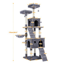 Load image into Gallery viewer, Cat Tree House Condo Perch Scratching Multi-Level Tower