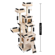 Load image into Gallery viewer, Cat Tree House Condo Perch Scratching Multi-Level Tower