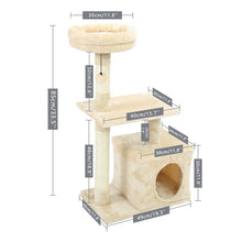 Load image into Gallery viewer, Cat Tree House Condo Perch Scratching Multi-Level Tower