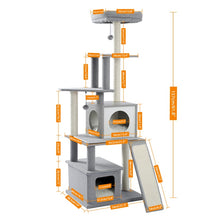 Load image into Gallery viewer, Cat Tree House Condo Perch Scratching Multi-Level Tower